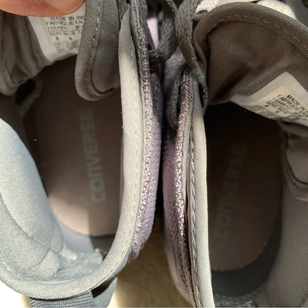 Converse Chuck Taylor All Star Syde Street Mid top Sneakers Charcoal Grey - Picture 7 of 7